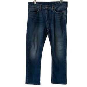 Levis 514 Straight Fit Mens Jeans Medium Wash Blue Denim Size W34 L30